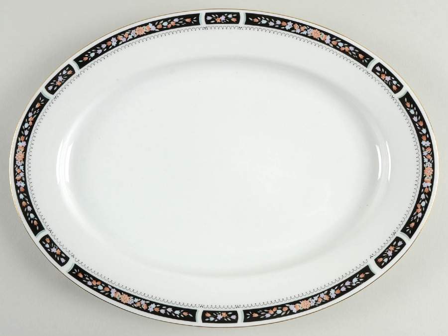 SIV11 13" Oval Serving Platter by Silverie-1