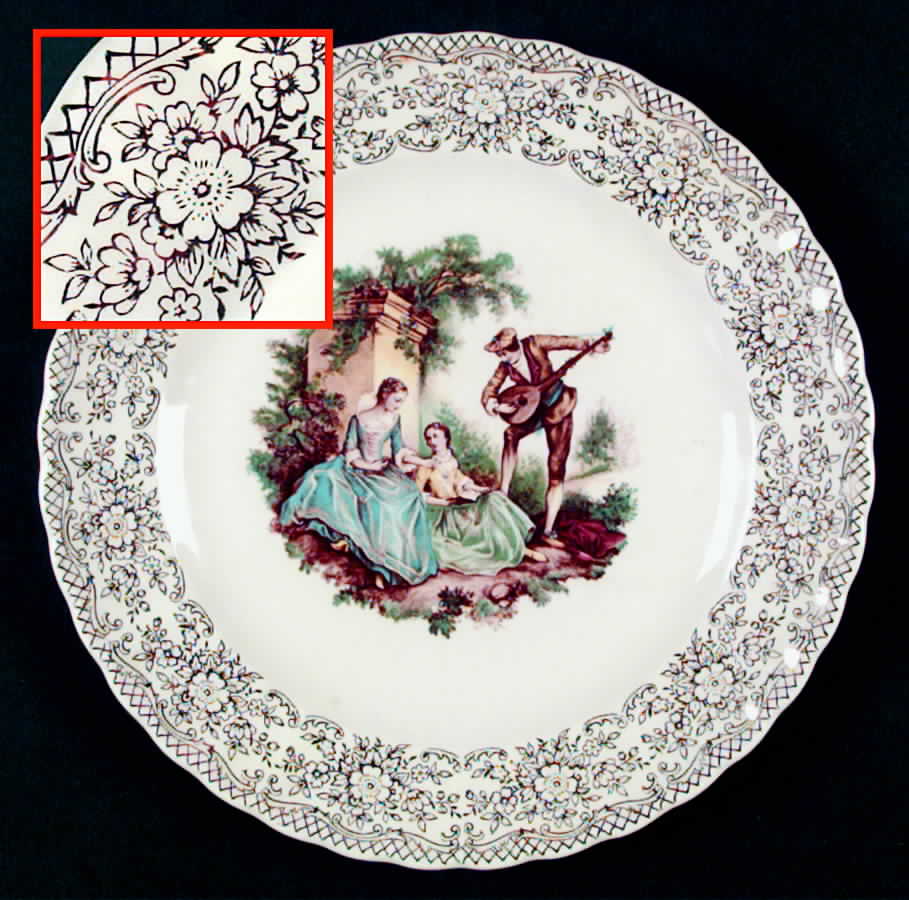 Serenade Dinner Plate by Sebring Pottery-1