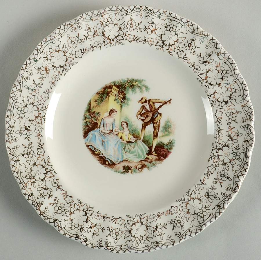 Serenade Bread & Butter Plate by Sebring Pottery-1
