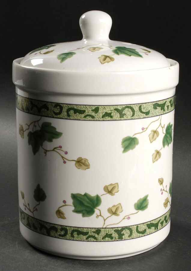 Ivy Charm Extra Large Canister & Lid by Sango-1