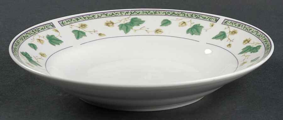 Ivy Charm Rim Soup Bowl by Sango-1