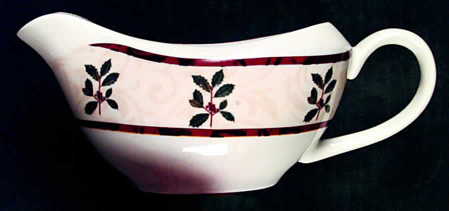 Christmas Holly Gravy Boat by Sakura-1