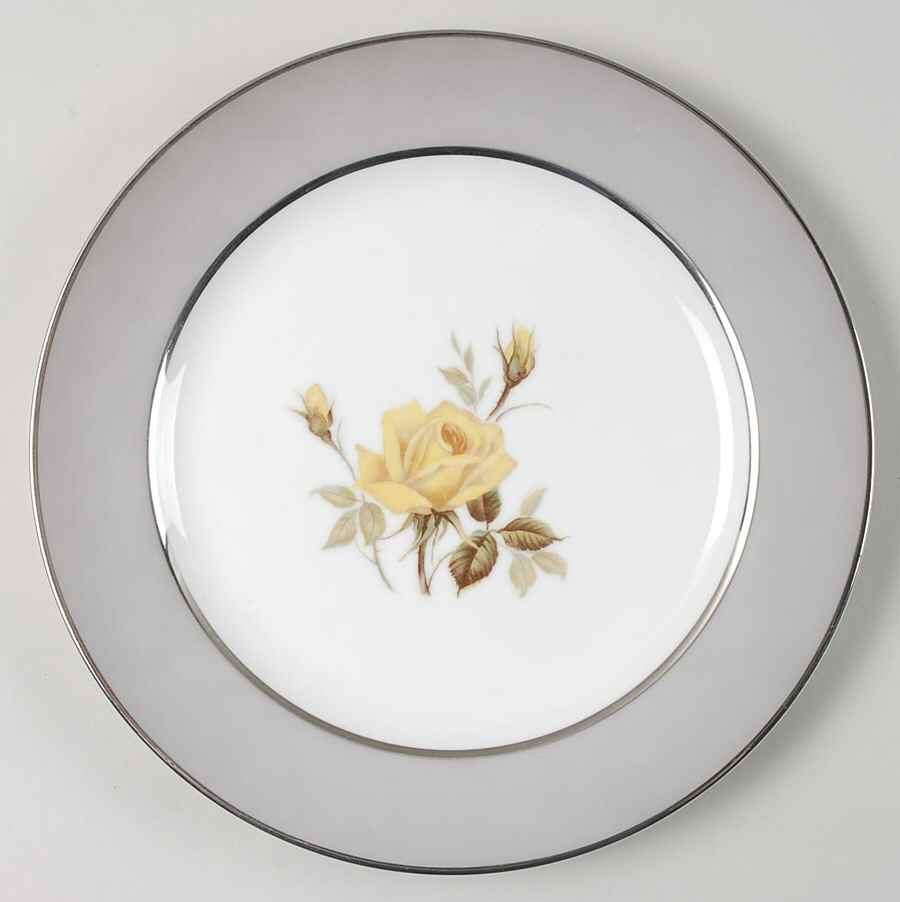 Gray Melody Dinner Plate by Sango-1