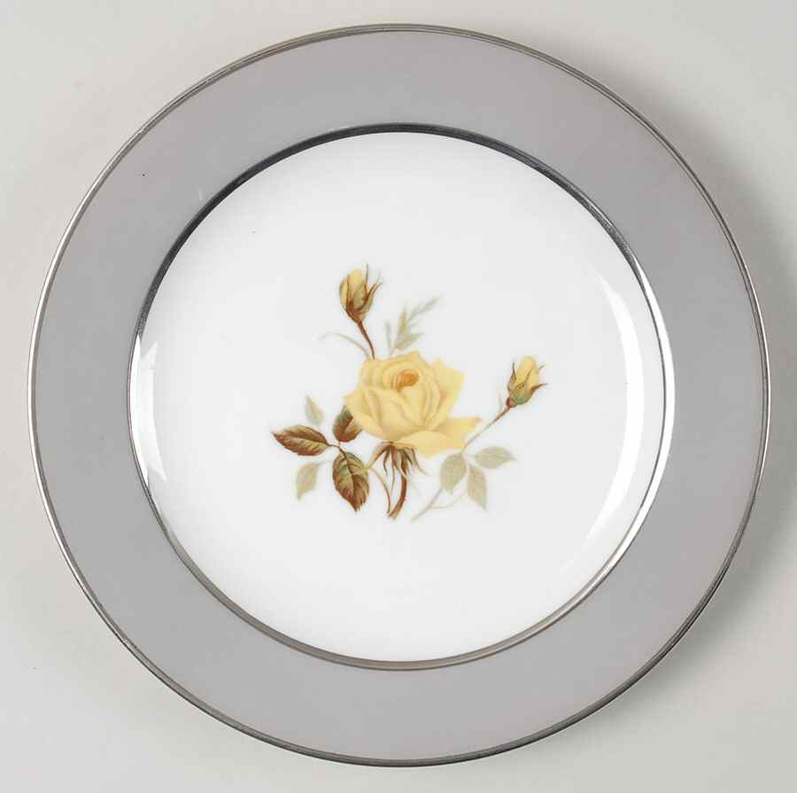 Gray Melody Salad Plate by Sango-1