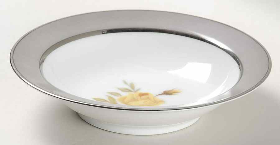 Gray Melody Rim Fruit/Dessert (Sauce) Bowl by Sango-1