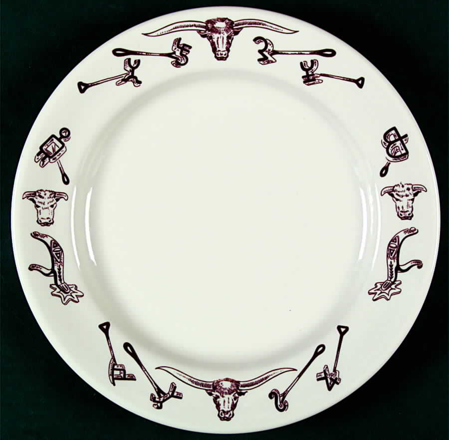 STR32 Dinner Plate by Sterling China (USA)-1