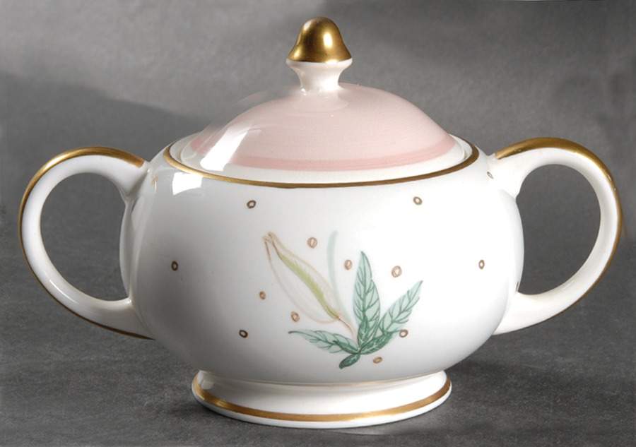 Clematis Sugar Bowl & Lid by Susie Cooper-1