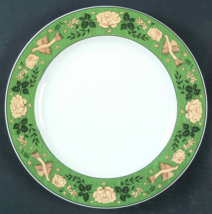 Brandon Rose Dinner Plate by Sakura-1