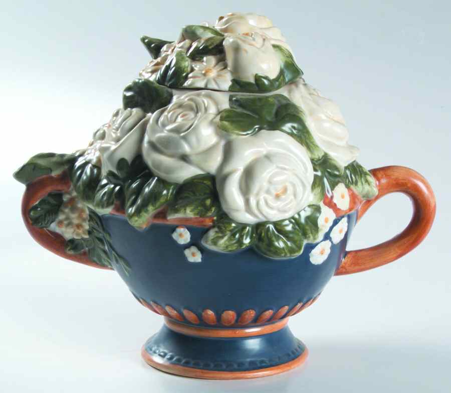 Brandon Rose Teapot & Lid by Sakura-1