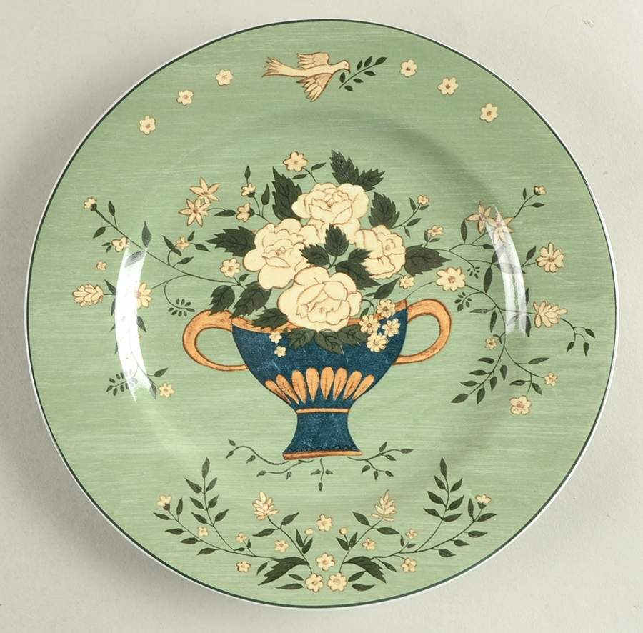Brandon Rose Salad Plate by Sakura-1