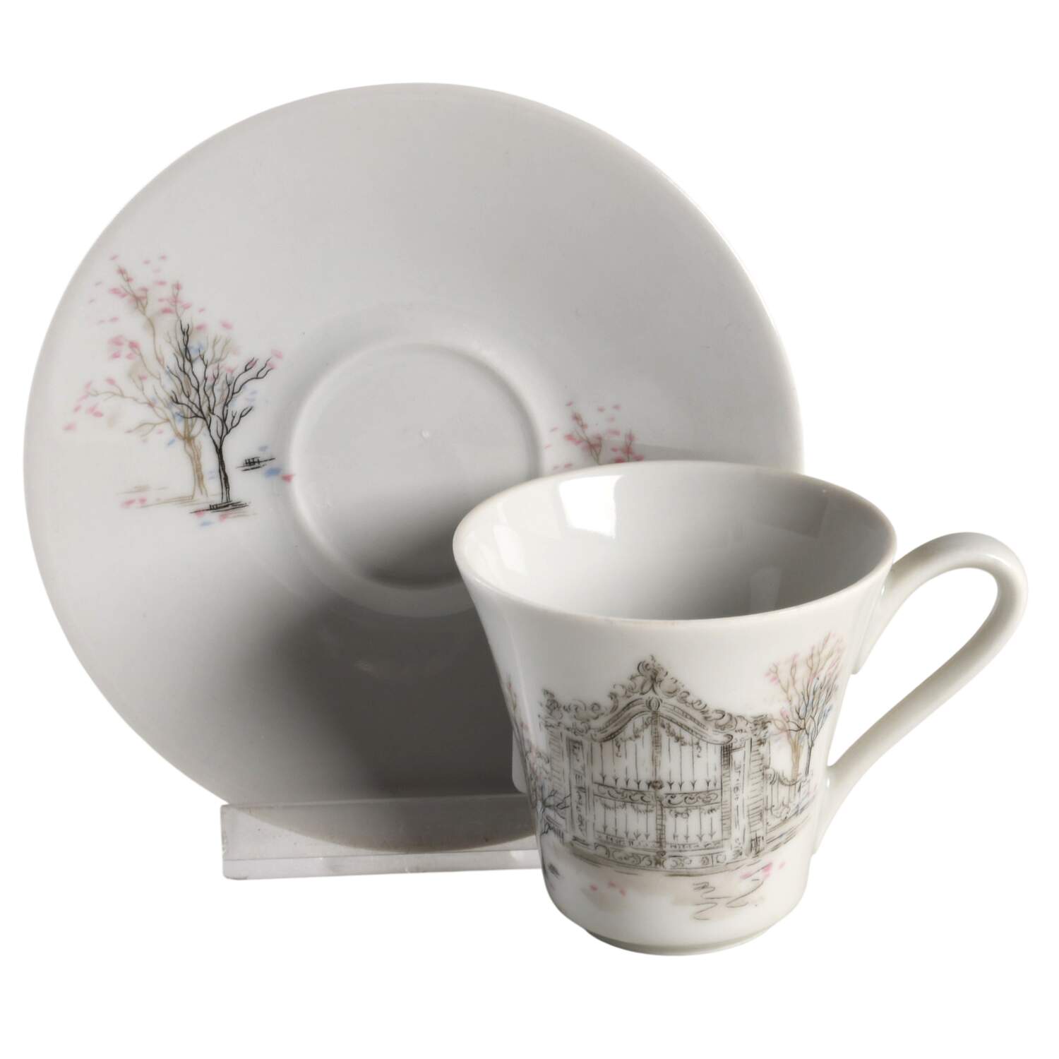 SCR45 Flat Demitasse Cup & Saucer Set by Scherzer-1
