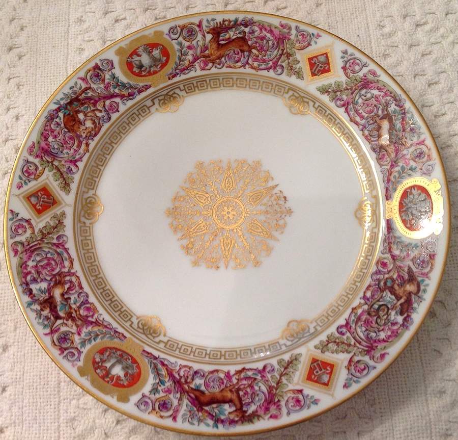 SPF3 Dinner Plate by Sevres Porcelain (France)-1