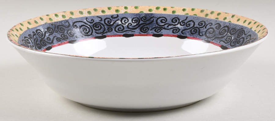 Confetti 9" Round Vegetable Bowl by Sakura-1