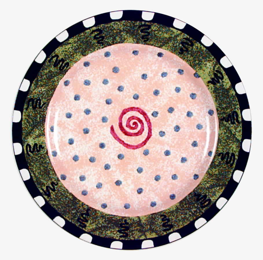 Confetti Salad Plate by Sakura-1