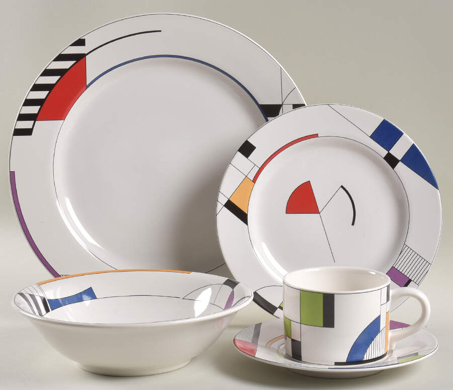 Radius 5 Piece Place Setting by Sango-1