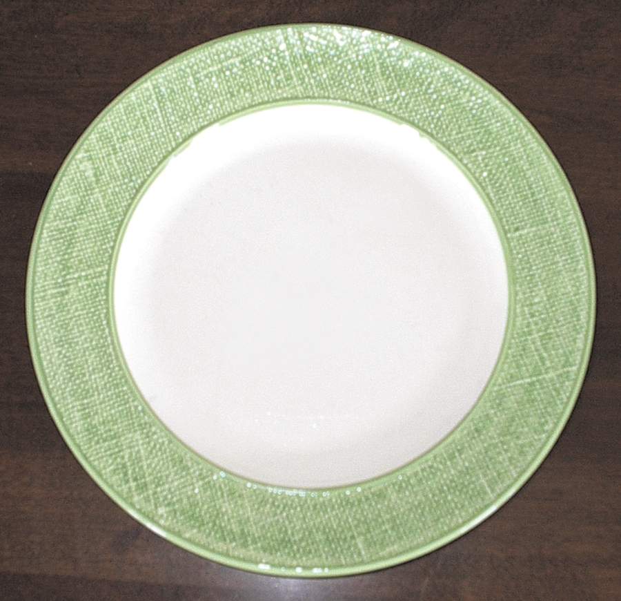 Burlap Green Dinner Plate by Stangl-1