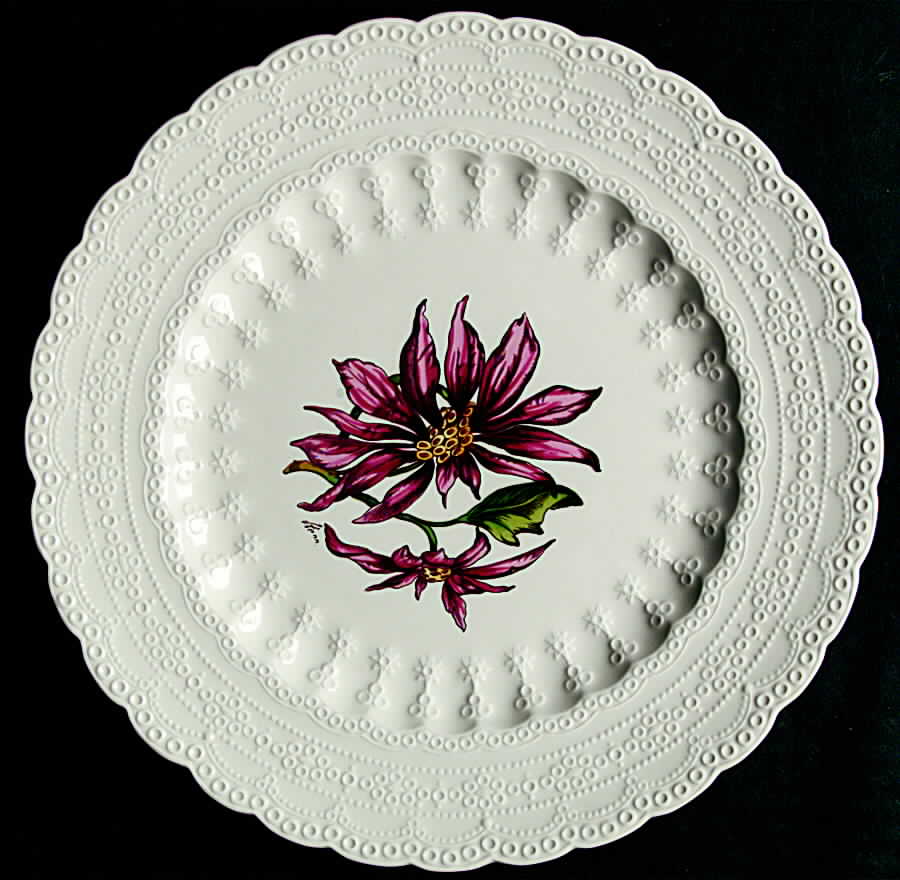Bermuda Flowers Luncheon Plate by Spode-1