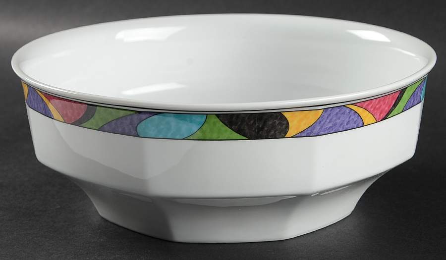 Crescendo 8" Round Vegetable Bowl by Studio Nova-1