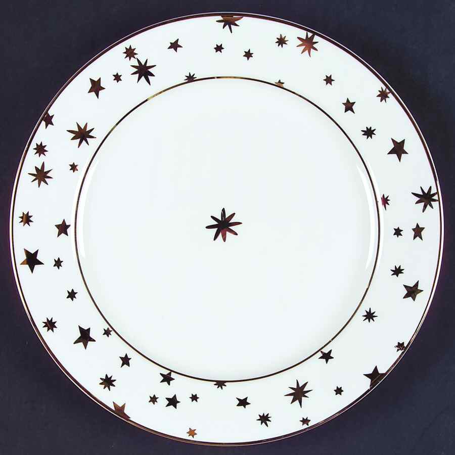 Galaxy White Salad Plate by Sakura-1