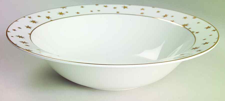 Galaxy White 10" Round Vegetable Bowl by Sakura-1