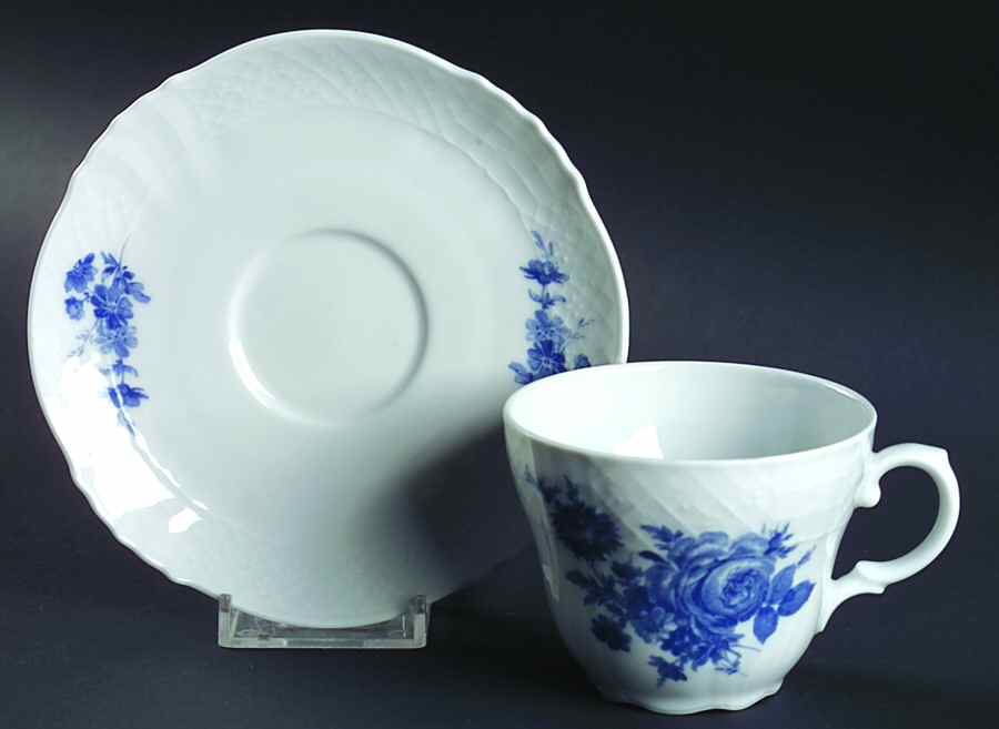 SLT166 Flat Cup & Saucer Set by Seltmann-1