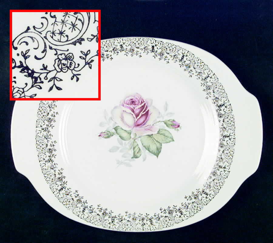 SLM174 Handled Cake Plate by Salem-1