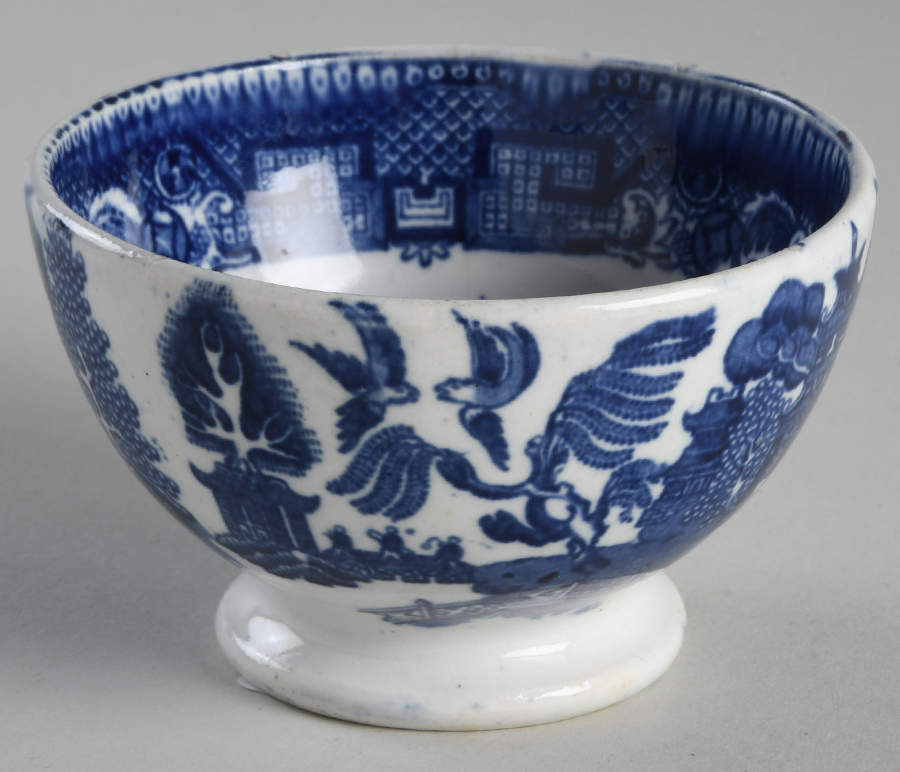 Willow Open Sugar Bowl by Societe Ceramique-1