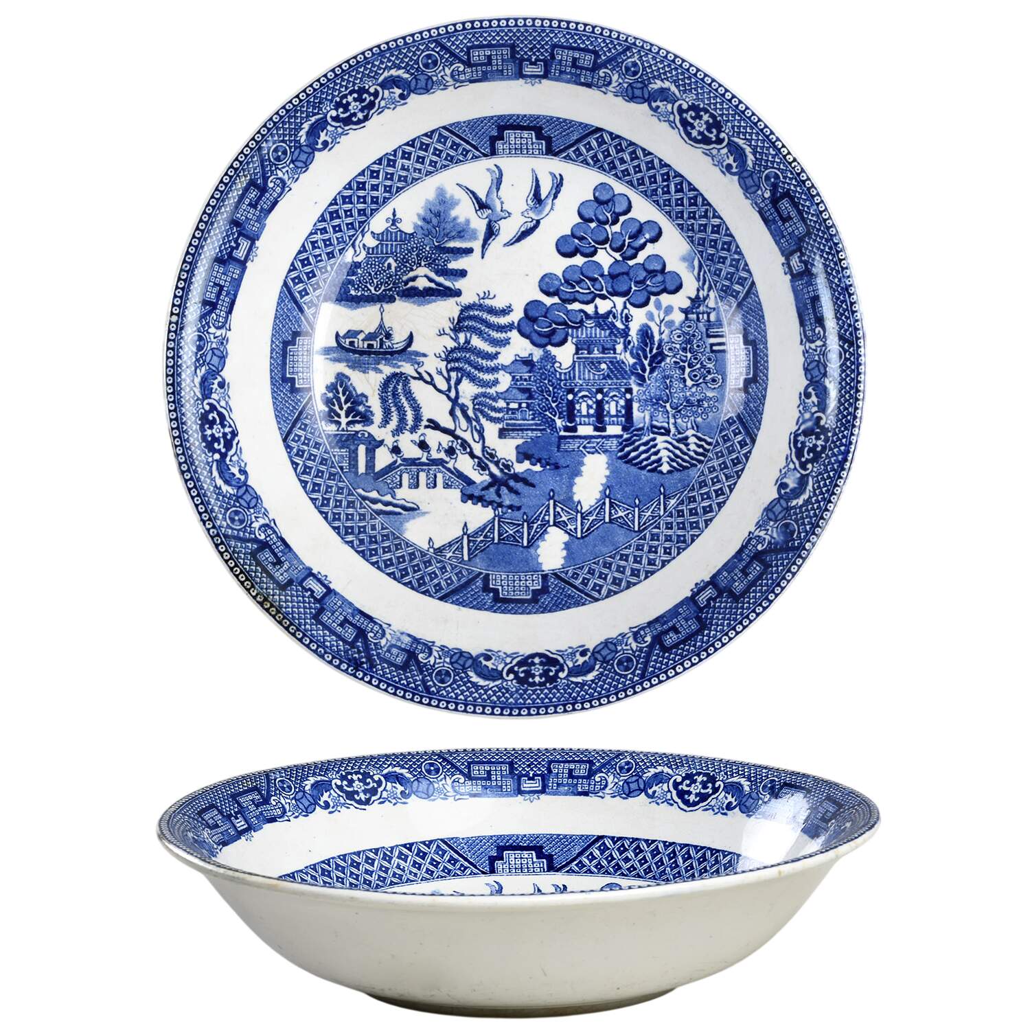 Willow 9" Round Vegetable Bowl by Societe Ceramique-1