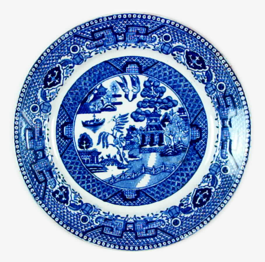 Willow Bread & Butter Plate by Societe Ceramique-1