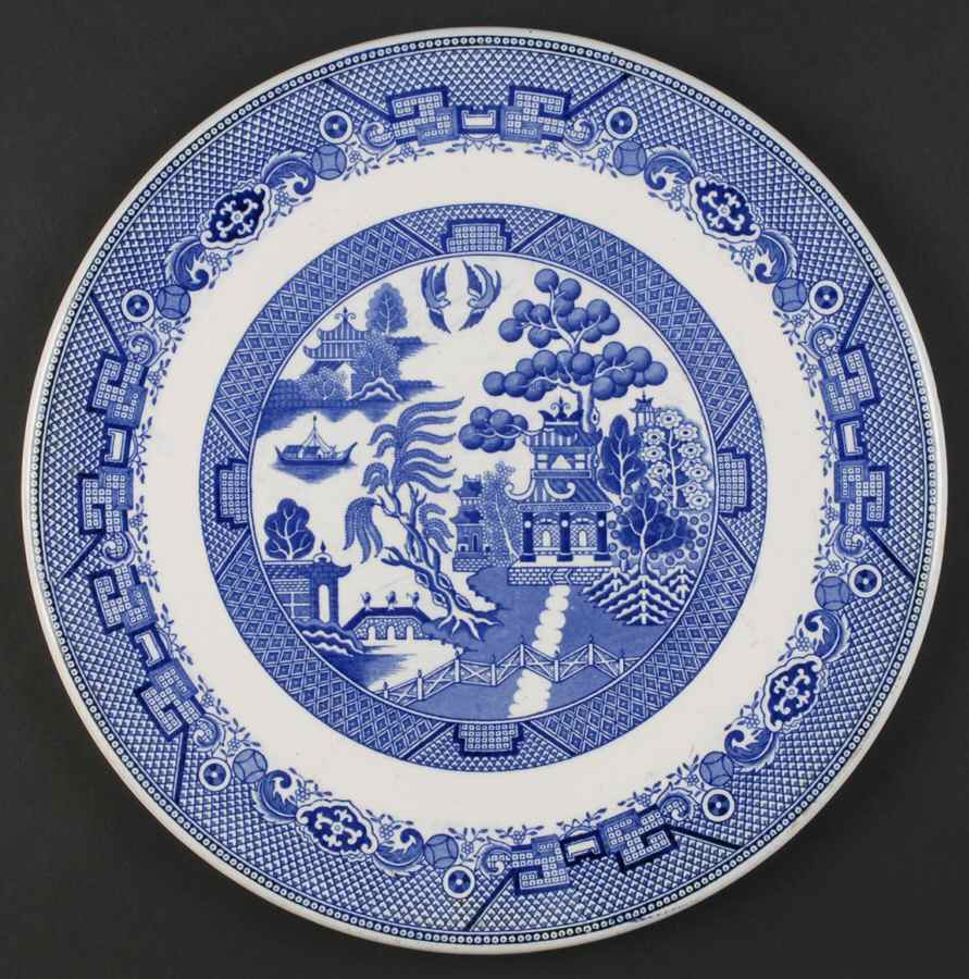 Willow Cake Plate by Societe Ceramique-1