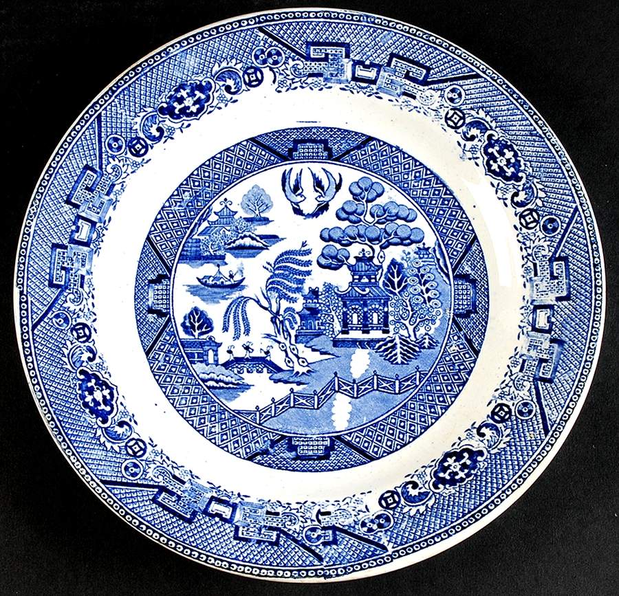 Willow Luncheon Plate by Societe Ceramique-1