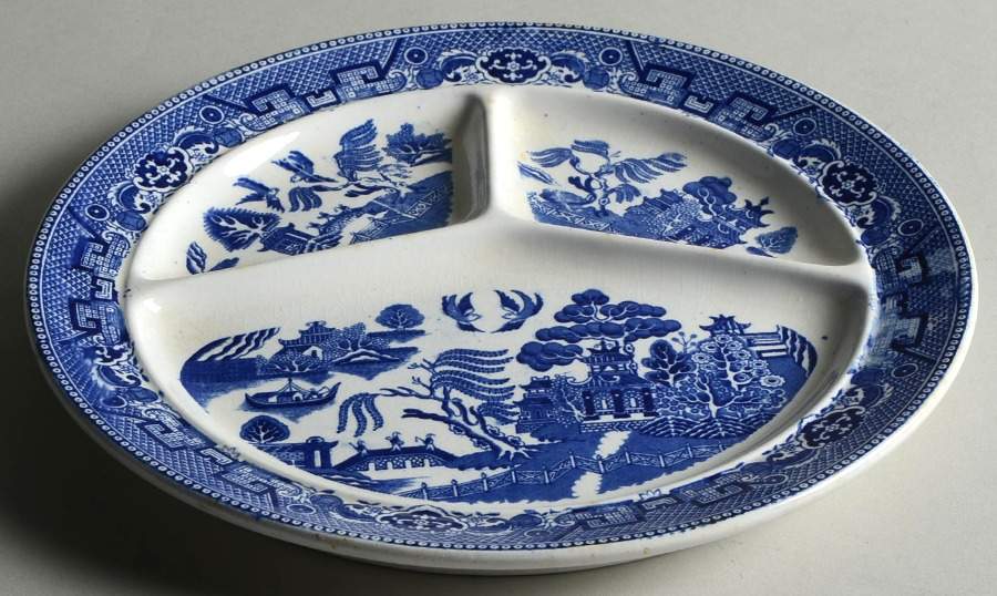 Willow Grill Plate by Societe Ceramique-1