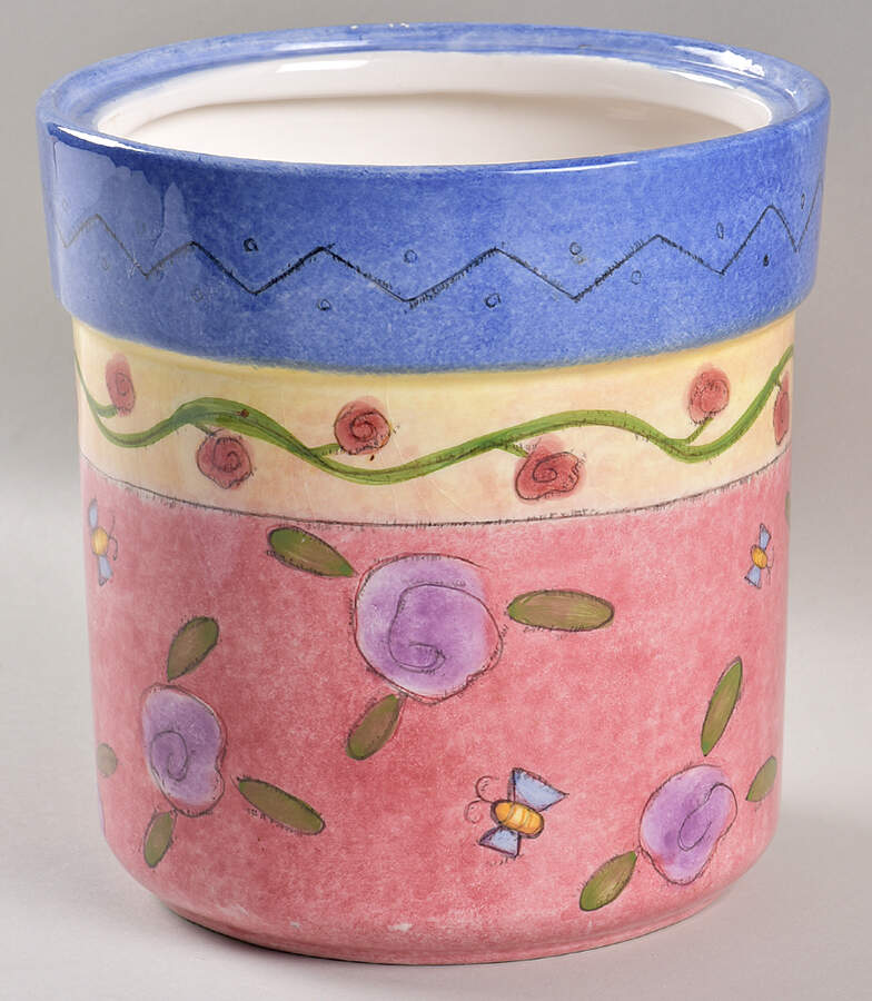 Birds and The Bees Extra Large Canister No Lid by Sango-1