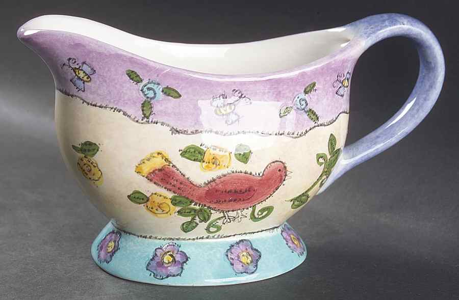 Birds and The Bees Gravy Boat by Sango-1