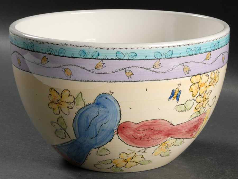 Birds and The Bees 8" Mixing Bowl by Sango-1