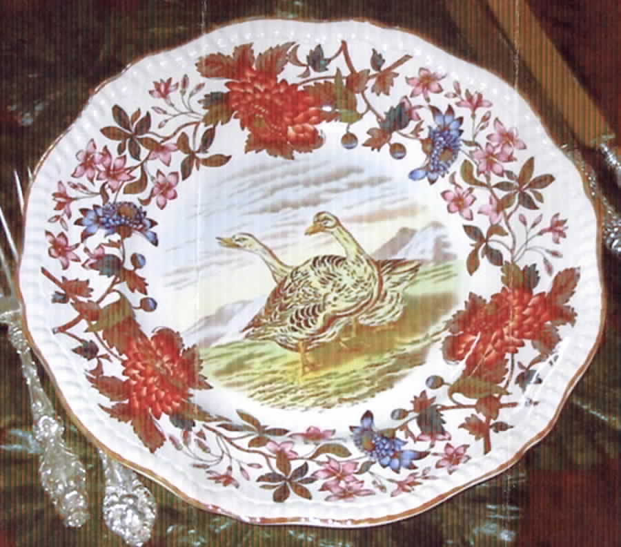 Game Series (Mustard Trim) Dinner Plate by Spode-1