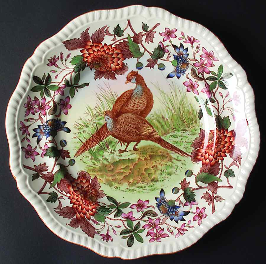 Game Series (Mustard Trim) Dinner Plate by Spode-1