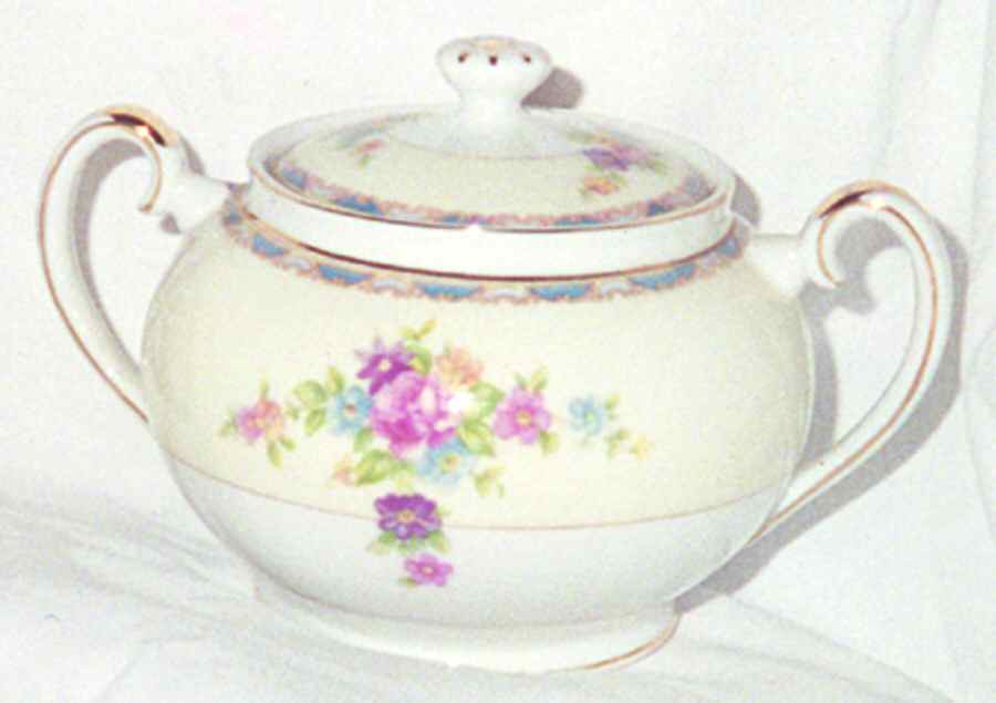 SAK9 Sugar Bowl & Lid by Sakura-1