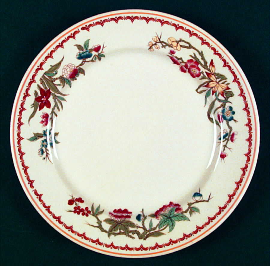 Bombay (Restaurant, Floral, No Bird) Salad Plate by Syracuse-1