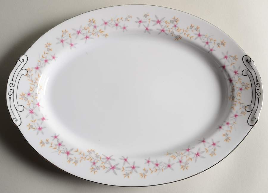 Romance 14" Oval Serving Platter by Summit-1