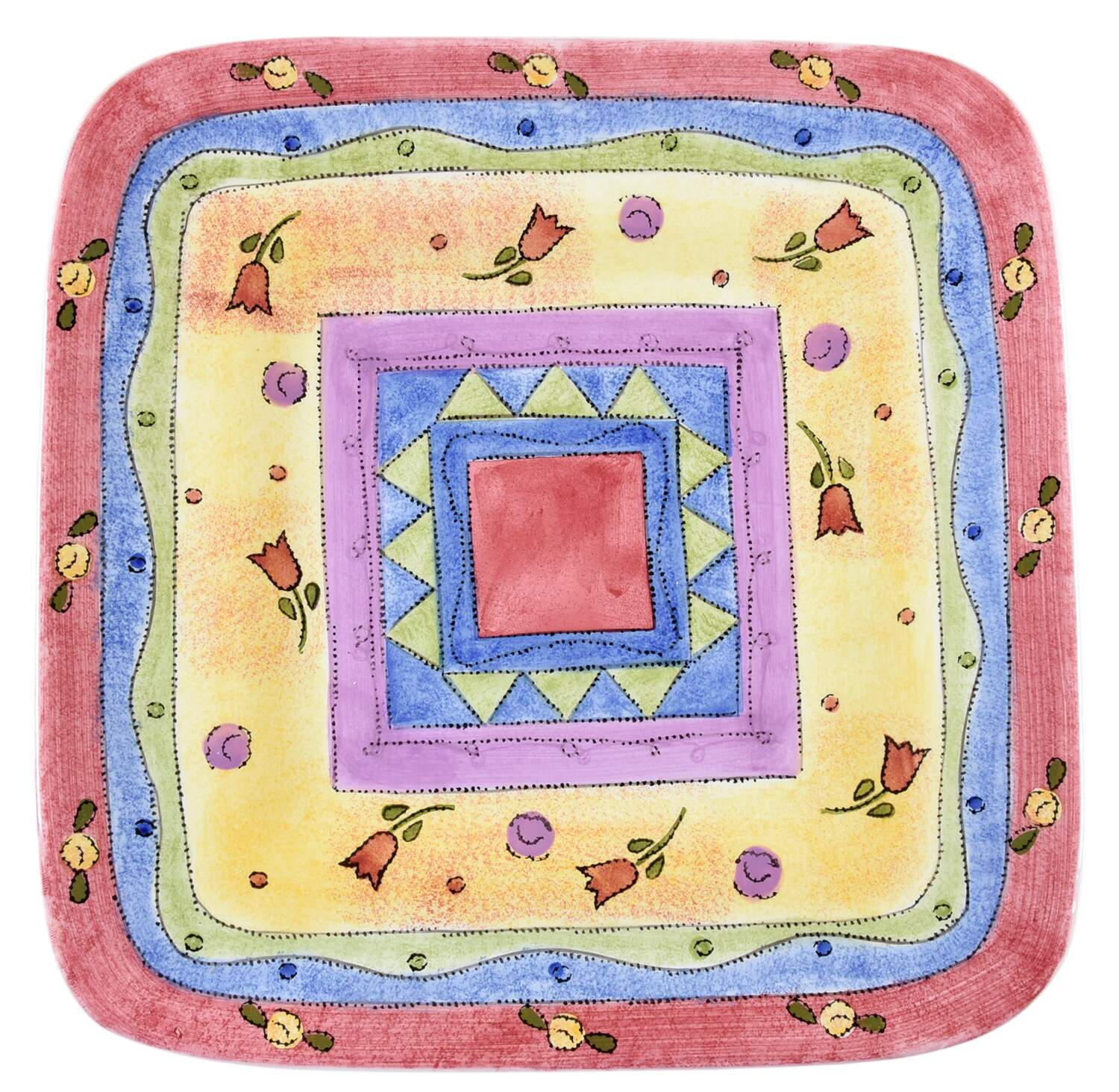 Sweet Shoppe 12" Square Serving Platter by Sango-1
