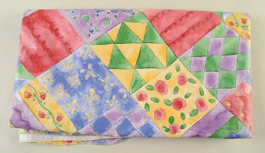Sweet Shoppe 52" X 70" Flannel Vinyl Rectangular Tablecloth by Sango-1