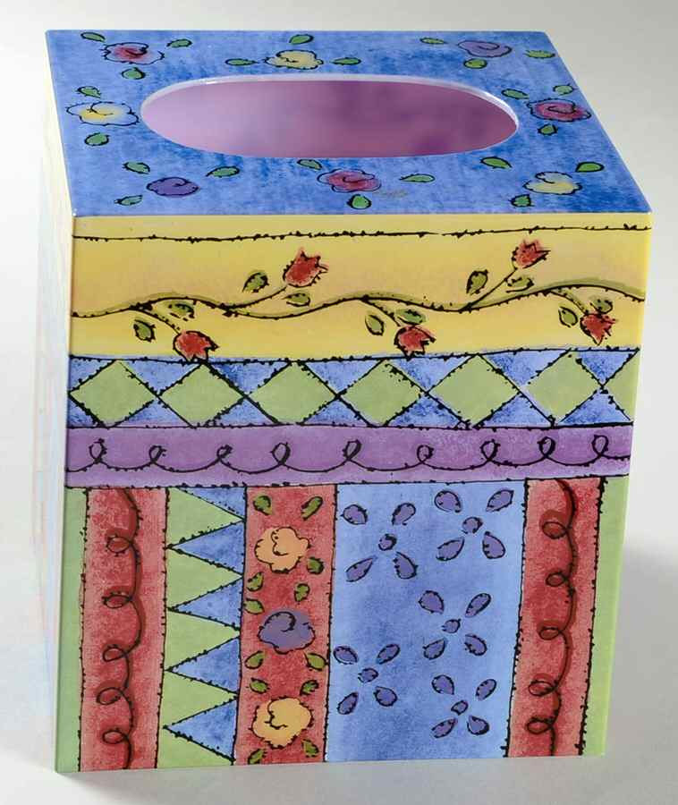 Sweet Shoppe Square Tissue Box Cover by Sango-1