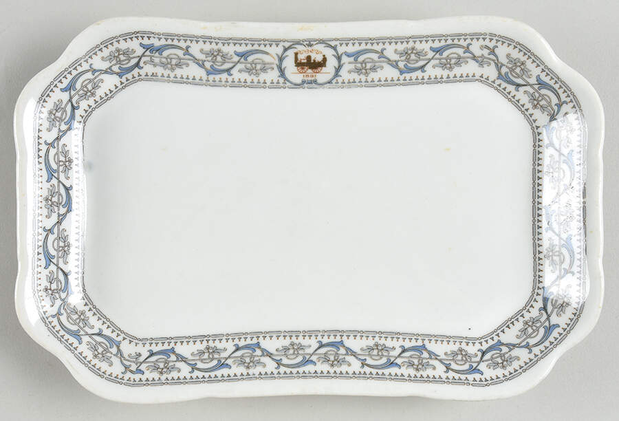 Dewitt Clinton (New York Central) Butter Tray by Syracuse-1