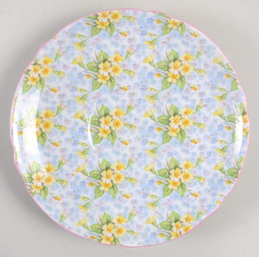 Primrose Chintz Saucer by Shelley-1