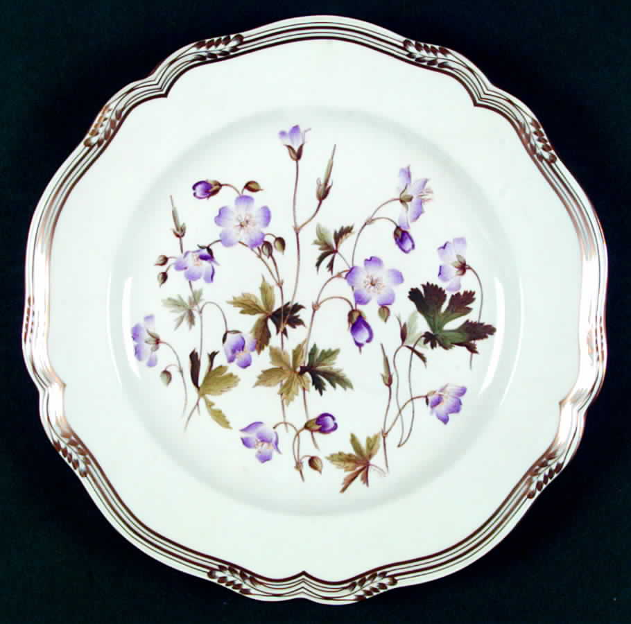 Meadow Cranesbill Dinner Plate by Spode-1