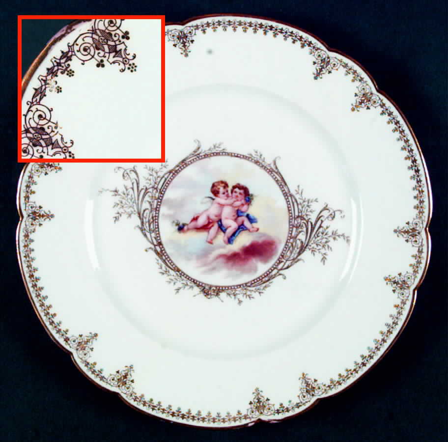 SPF4 Dinner Plate by Sevres Porcelain (France)-1