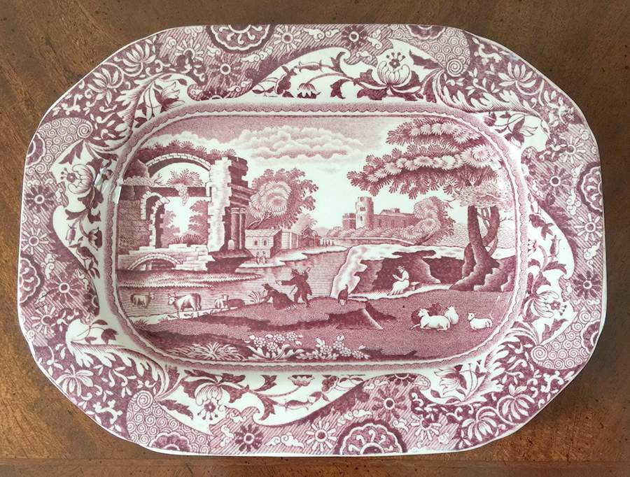 Mulberry Italian Underplate for Sauce Boat by Spode-1