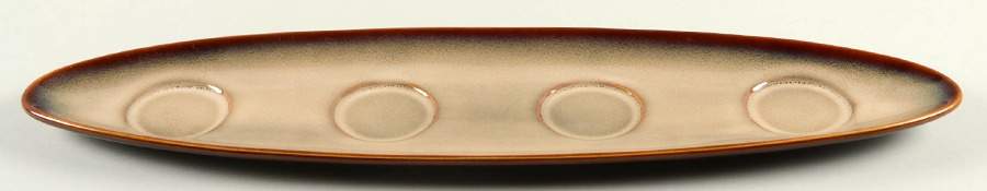 Nova Brown Condiment Tray by Sango-1