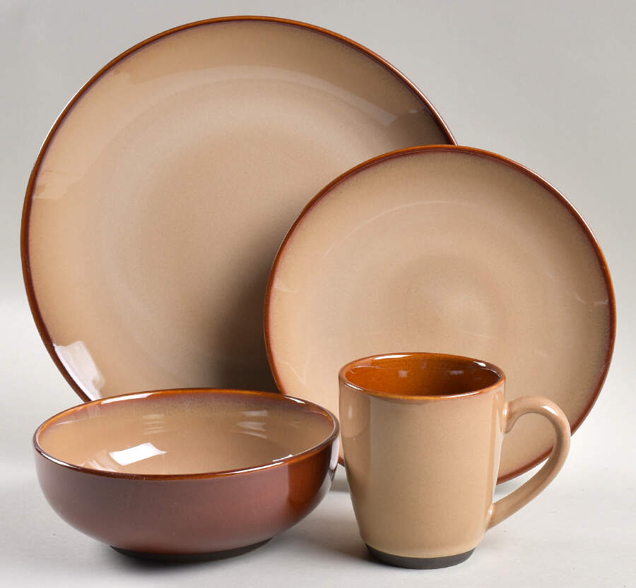 Nova Brown 32 Piece Estate Set by Sango-1